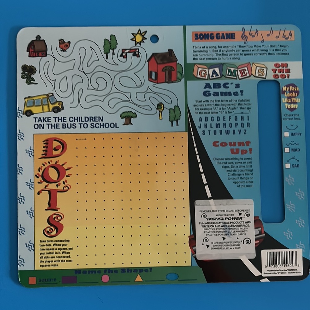 Bundle of 3 Double Sided Dry Erase - Games Learning Boards - Home School - Picture 7 of 11
